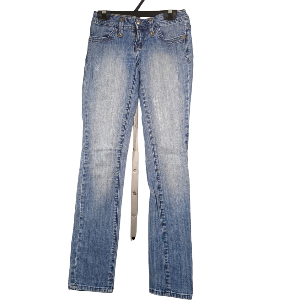 SOUNDGIRL  Straight Blue Jeans Size 0/25